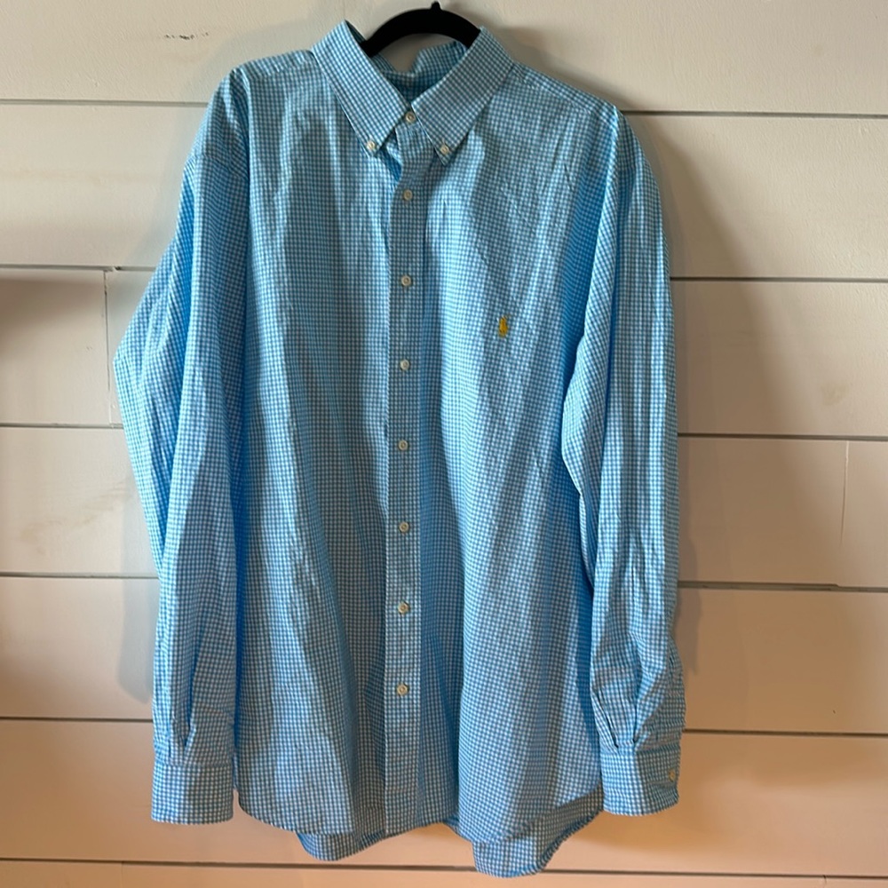 Ralph Lauren Long Sleeve Button Down - Size 2XB - Like New!